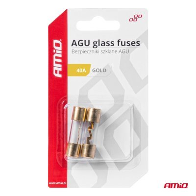 AMiO - Sklenené poistky AGU 40A