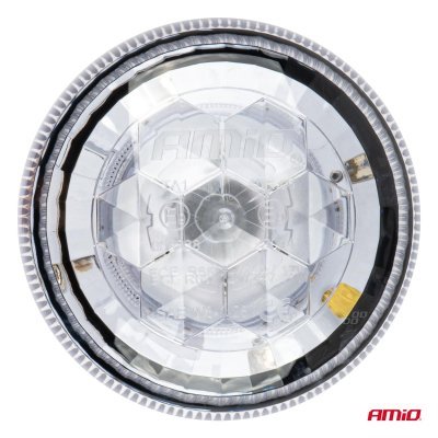 AMiO - Výstražný maják W25m Magnet / 3 skrutky R65 R10 24LED 12/24V IP66