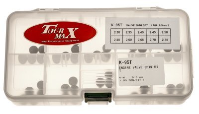 sada ventilových podložek Kawasaki (průměr 9,5 mm, 20 ks), Tourmax