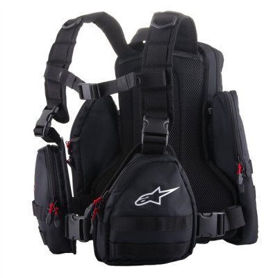ALPINESTARS - batoh TECHDURA TACTICAL, (čierna/biela, celkový objem až 9 l)