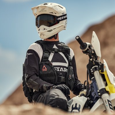 ALPINESTARS - batoh TECHDURA TACTICAL, (čierna/biela, celkový objem až 9 l)