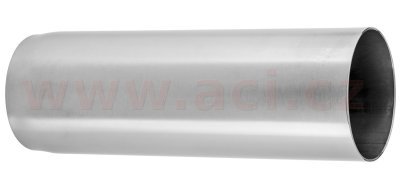 koncovka výfuku nerezová kulatá, vnitřní průměr 51 mm, průměr koncovky 57 mm, délka 165 mm FENNO