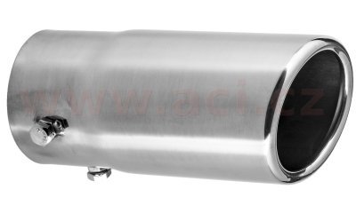 koncovka výfuku nerezová kulatá, vnitřní průměr 58 mm, průměr koncovky 63 mm, délka 139 mm FENNO