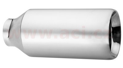 koncovka výfuku nerezová kulatá, vnitřní průměr 58 mm, průměr koncovky 101 mm, délka 230 mm FENNO