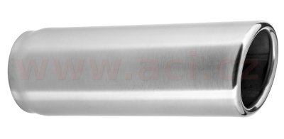 koncovka výfuku nerezová kulatá, vnitřní průměr 51 mm, průměr koncovky 57 mm, délka 165 mm FENNO