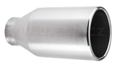 koncovka výfuku nerezová kulatá, vnitřní průměr 58 mm, průměr koncovky 101 mm, délka 210 mm FENNO