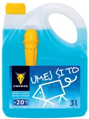 COYOTE nemrznúca zmes do ostrekovačov -20°C 3L