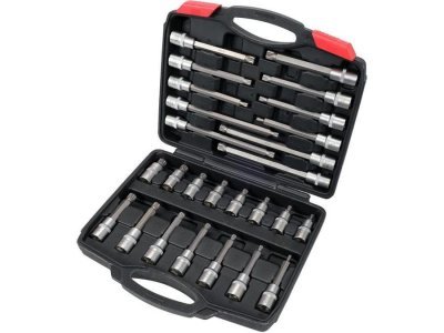 Yato - Nadstavce sada SPLINE M5-M16, 1/2", 26ks