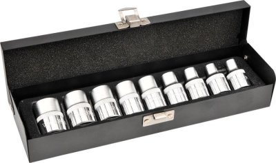 Yato - sada nadstavcov TORX E10-E24, 1/2", 9ks