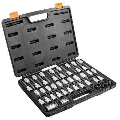 NEO - sada nadstavcov Torx 1/2", 49ks