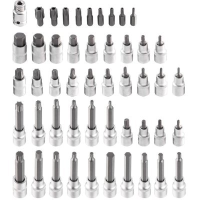 NEO - sada nadstavcov Torx 1/2", 49ks