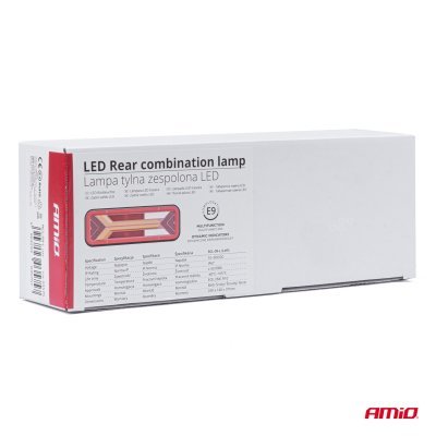 AMiO - Svetlo zadné združené LED dynamické vľavo RCL-09-L