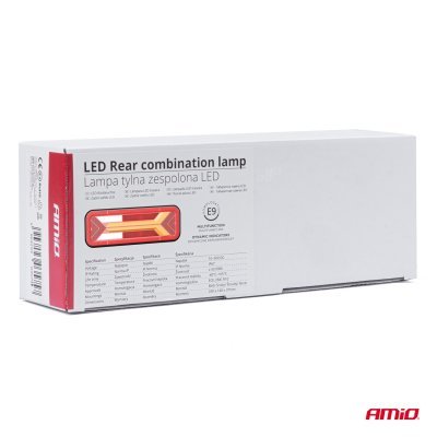 AMiO - Svetlo zadné združené LED dynamické PRAVÉ RCL-09-R