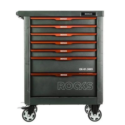 ROOKS OK-01.3005 Dielenská skriňa GARAGE s náradím, 161 ks