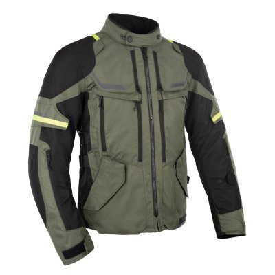 OXFORD - Bunda ROCKLAND DRY2DRY™, (zelená khaki/čierna/žltá fluo, veľ. 5XL)