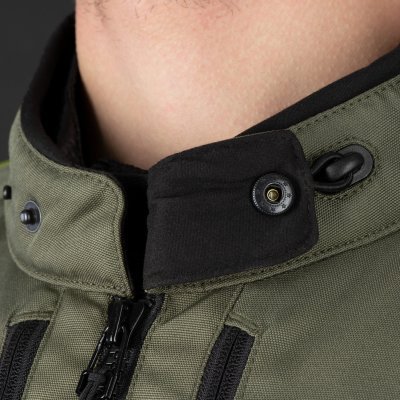 OXFORD - Bunda ROCKLAND DRY2DRY™, (zelená khaki/čierna/žltá fluo, veľ. 4XL)