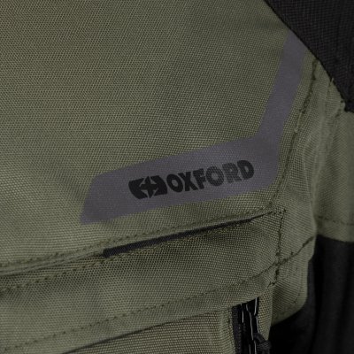 OXFORD - Bunda ROCKLAND DRY2DRY™, (zelená khaki/čierna/žltá fluo, veľ. 5XL)