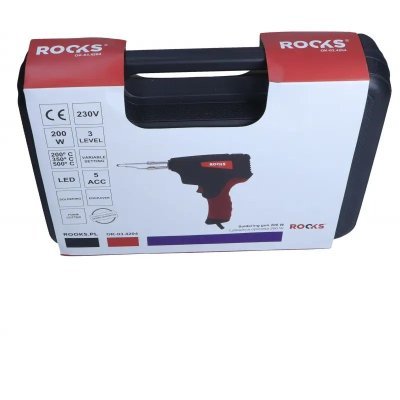 ROOKS OK-03.4204 Spájkovacia pištoľ, 200 W, 70–500 °C