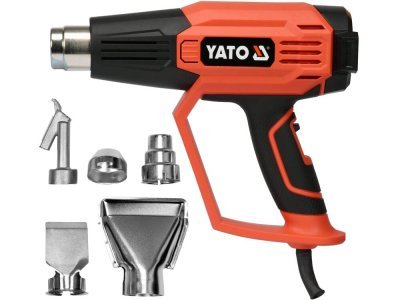 YATO - Teplovzdušná pištoľ 2000W 600 °C s reguláciou teploty