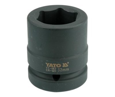 Yato - Nadstavec rázový šesťhranný krátky 1" 32mm