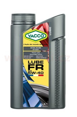 YACCO - Motorový olej LUBE FR 5W40 1L