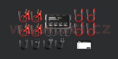 NOCO - GENIUS2X4 Inteligentná nabíjačka batérií 6V/12V so 4 radmi, 8 ampérov