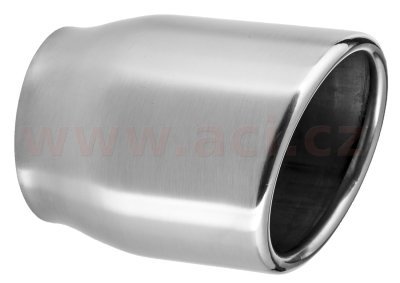 koncovka výfuku nerezová kulatá, vnitřní průměr 55,5 mm, průměr koncovky 70 mm, délka 90 mm FENNO