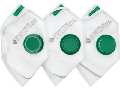 Yato - Respirátor s ventilom FFP2 EN 149:2001 3ks