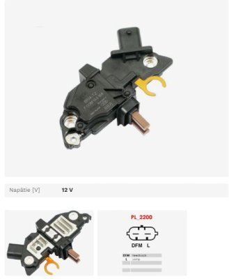 Regulátor alternátora BOSCH 1 986 AE0 142