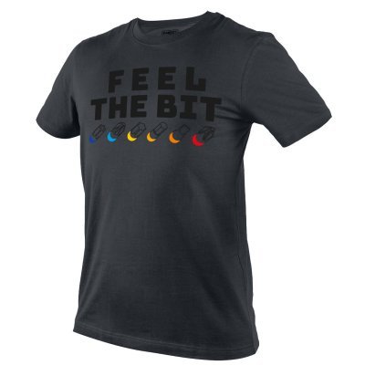 NEO - Tričko s potlačou "FEEL THE BIT" veľ. XXL