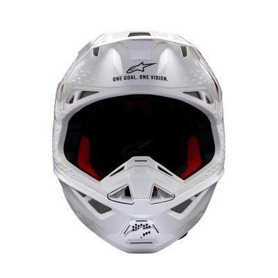 ALPINESTARS - prilba SUPERTECH S-M10 SOLID, (biela, veľ. S)
