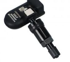Ventil s TPMS senzorom UNI 433 + 315 MHz Black Metal