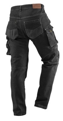NEO - Pracovné nohavice DENIM čierne veľ. XXL