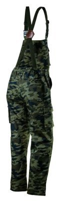 NEO - Pracovné zelené maskáčové nohavice na traky CAMO veľ. XL