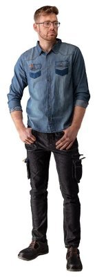 NEO - Pracovné nohavice DENIM Collection s 5 vreckami veľ. XXL