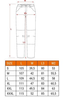 NEO - Teplé pracovné nohavice SOFTSHELL veľ. XXL