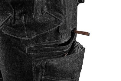 NEO - Krátke pracovné šortky DENIM BLACK veľ. L