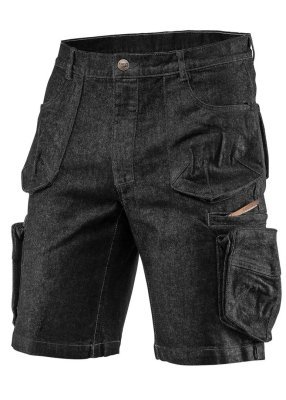 NEO - Krátke pracovné šortky DENIM BLACK veľ. XL