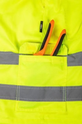 NEO - Krátke pracovné nohavice žlté veľ. S