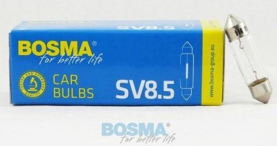 Žiarovka 12V 5W SV8,5 10X36 C5W