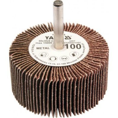 Yato - Kotúč lamelový radiálny 60 x 30 x 6mm P80