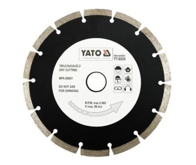 Yato - Kotúč rezný diamantový 180 x 22.2 x 2.5mm