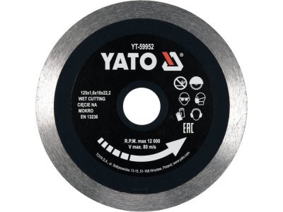Yato - Diamantový kotúč na keramiku 125 x 22.2mm