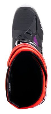 ALPINESTARS - Topánky TECH 10, (oranžová/žltá/fialová/biela/čierna, veľ. 47)