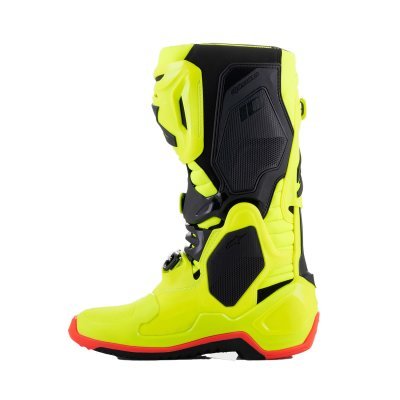ALPINESTARS - Topánky TECH 10, (žltá fluo/čierna/červená fluo, veľ. 42)