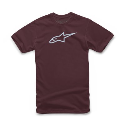 ALPINESTARS - Tričko AGELESS CLASSIC TEE, (karmínová/svetlo modrá, veľ. S)