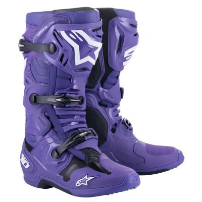ALPINESTARS - Topánky TECH 10, (fialová/čierna/biela, veľ. 45.5)