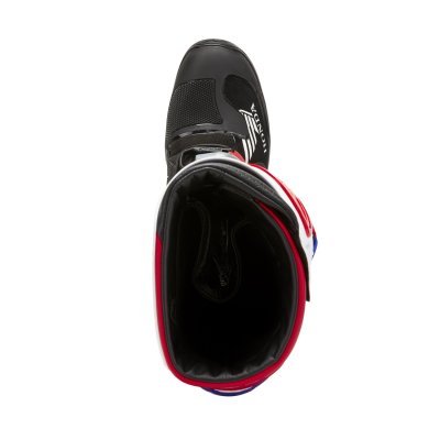 ALPINESTARS - Topánky TECH 7 Enduro DRYSTAR HONDA kolekcia, (čierna/biela/modrá/červená, veľ. 40.5)