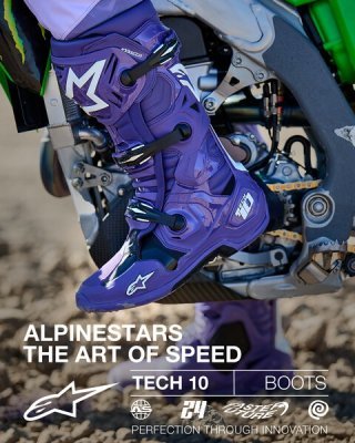 ALPINESTARS - Topánky TECH 10, (fialová/čierna/biela, veľ. 42)