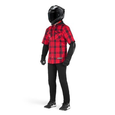 ALPINESTARS - košeľa MO.ST.EQ TARTAN, (červená/čierna, veľ. 2XL)